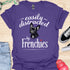 Easily distracted by frenchies - V13 - The Portrait T-Shirt